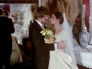 レトロ gloved handjob vintage wedding scene