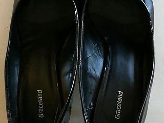 shiny high heels my employees after work