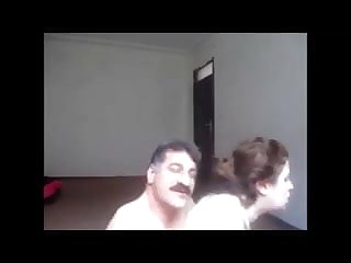 Arabiske Arab dad & daughter