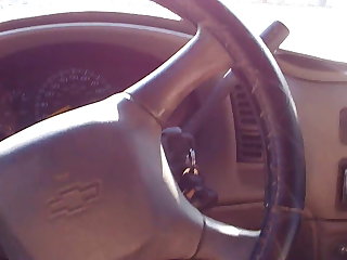 Parking Lot Masturbation With Studded Cock Ring