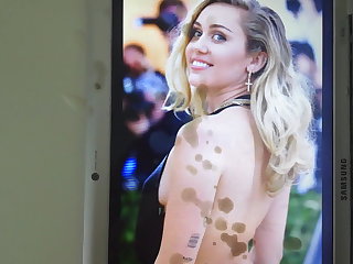 Miley Cyrus Cum Tribute Miley Cyrus