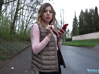 Russo Public Agent Russian hotty loves daylight outdoor sex