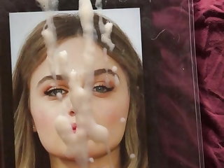 Joey King Facial Painting Cum Tribute 1