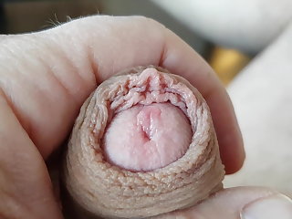 Foreskin Uncut Masturbation Amateur Solo