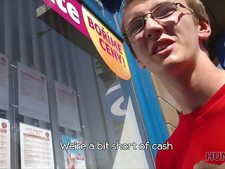 Lovely girl cheats on boyfriend to earn money for vacation