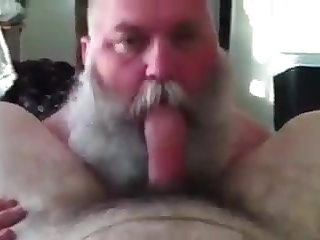 Bearded Dad Sucking Really Good