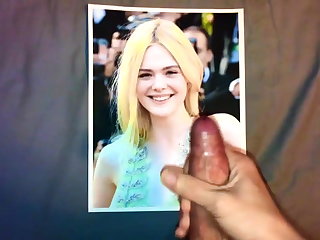 Elle Fanning cum tribute 77