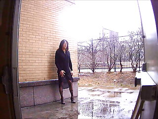 Outdoor Kristy at Work