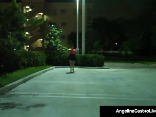 Massive Boobed Angelina Castro Milks A Stranger's Dick! 