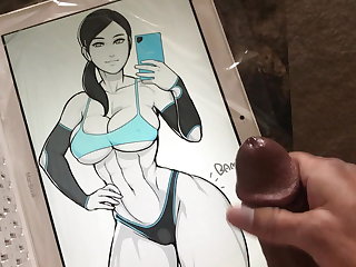 Wii Fit Trainer Big Tits Cum Tribute
