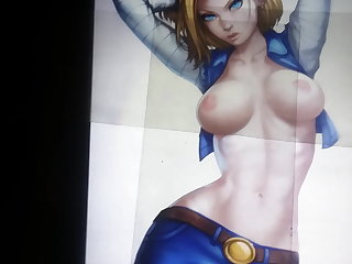 Valentines day special: Android 18 Cum Tribute