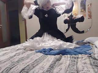 Cute CD in chastity 1