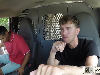 BDSM Latino hitchhiker gets taken advantage of when he gets ride