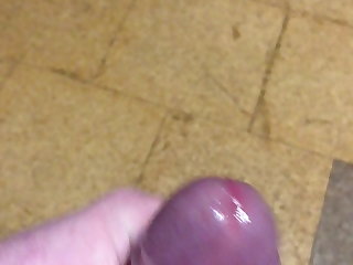 Precum covered cock is shooting bear milk