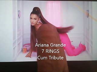 Ariana Grande 7 RINGS Cum Tribute (5) Ariana Grande