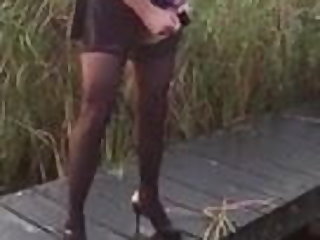 Sprayed in the lake on request of the her