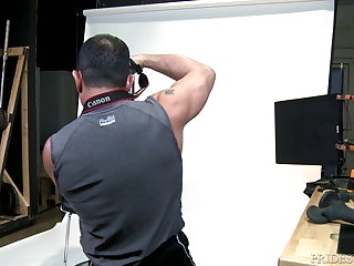 MenOver30 Gay Daddies Play with Cock Ring During Photoshoot