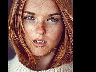 Cum Tribute: A Pretty Freckle Face Gets My Cum