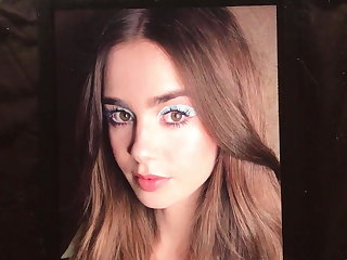 Lily Collins Cum Tribute 4 Lily Collins