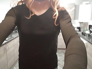 Themidnightminx posing in denim skirt