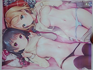 Yoshiko Tsushima & You Watanabe Cum Tribute SoP #1