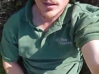 Outdoor Farmer wankin in a field