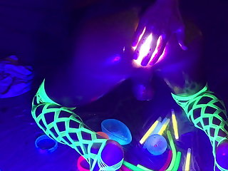 Glowing anal balls