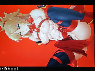 Mordred Pendragon Cum Tribute #1 (Fate Grand Order) Futanari