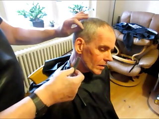 Voyeur Rubber Slave Haircut