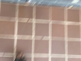 스트립 Cd - crossdressser In JCPenny- trying on shoes