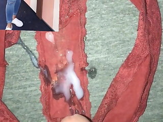 BDSM Cumming on 19yr olds panty