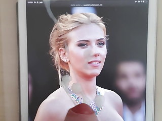 Cum Tribute - Scarlett Johansson 2