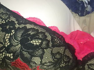 Raiding my sexy neighbors bra and pantie drawer 32DDD