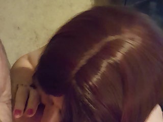 THATS HOW A SLUTTY CD SUCKS A DOM MAN'S COCK!!!!!