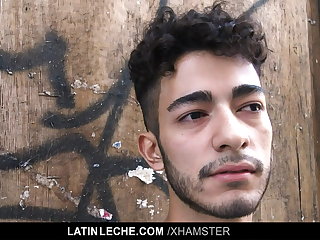 LatinLeche - Cute Latino Hipster Gets A Sticky Cum Facial