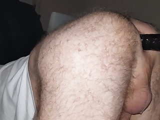 10 inch deep dildo fucking in my ass with my machine