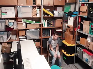 dad sone dp fuck with black security guard