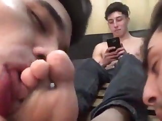 Latine Foot Sucking Party