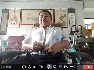 Isä Cute chinese daddy on webcam