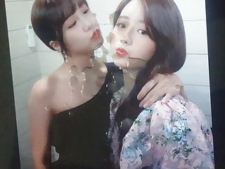 Bukkake Apink Eunji & Bomi Cum (tribute)