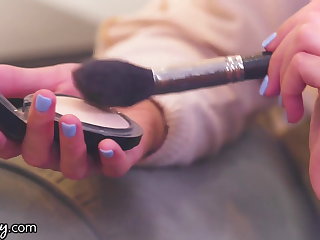 Face Sitting GIRLSWAY Shy Nerd Seduced by the Popular Chicks From School