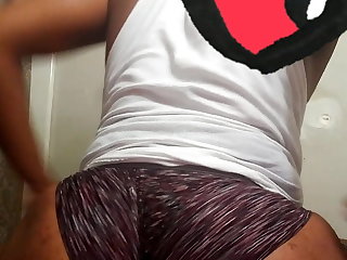 My si ass looking extra fat in a wedgie in my fav boy shorts