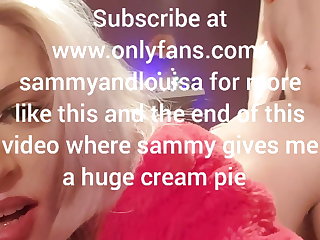 Creampie white only Trans girl fucks girlfriend from behind