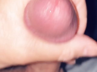 Milking my Rock hard cock