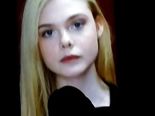 Μπουκάκε Elle Fanning Cum Tribute 5