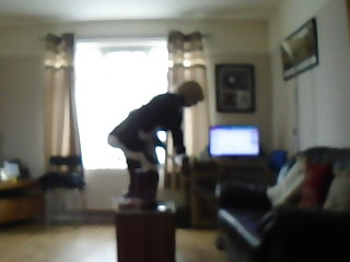 im my maids uniform cleaning my flat