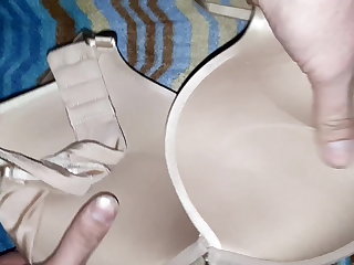 Cum on victoria secrets bra 36D