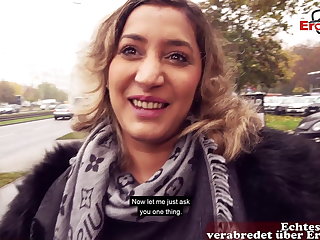 Arabo German tirkish teen sexdate casting public pick up in berlin