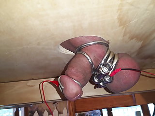 Wifey milking me on the milking table again