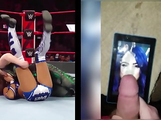 윤간 WWE Sasha Banks Cum Compilation